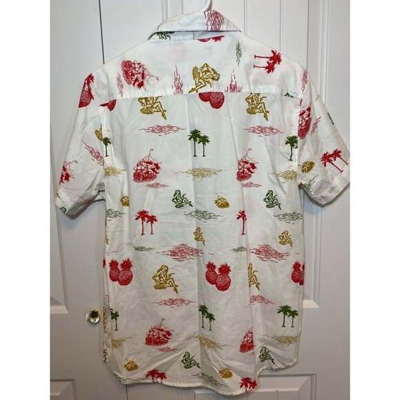 3 for $15 Eighty Eight Platinum Men’s "Hawaiian Islands" White Button-Down Shirt - Picture 2 of 5